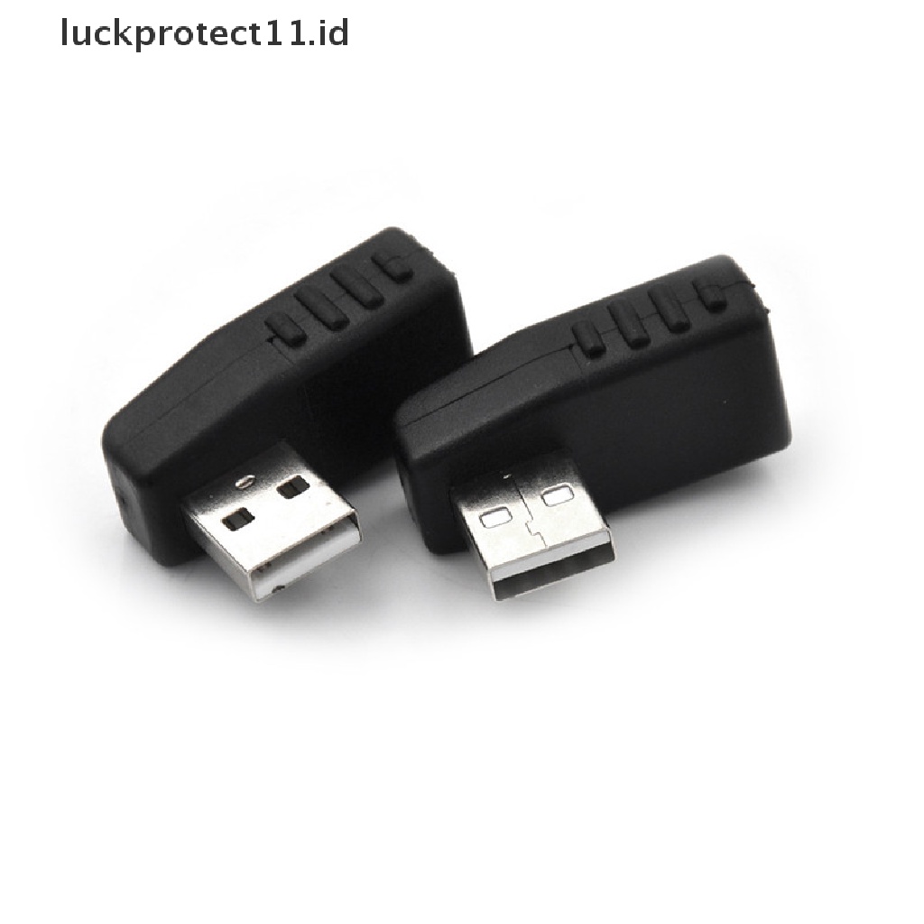 Adapter Konektor Extension USB 2.0 Male Ke Female Bentuk L