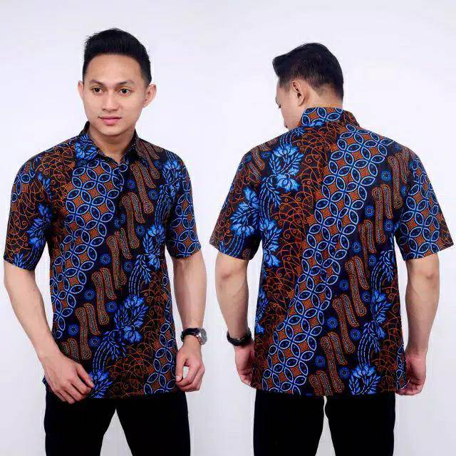 KEMEJA BATIK LENGAN PENDEK MURAH