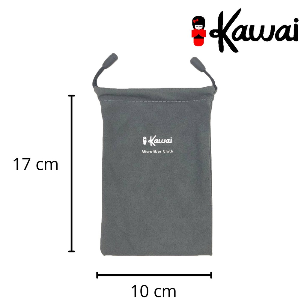 iKawai Pouch Microfiber SSD HDD Serut Drawstring Pouch Tas serut Pouch