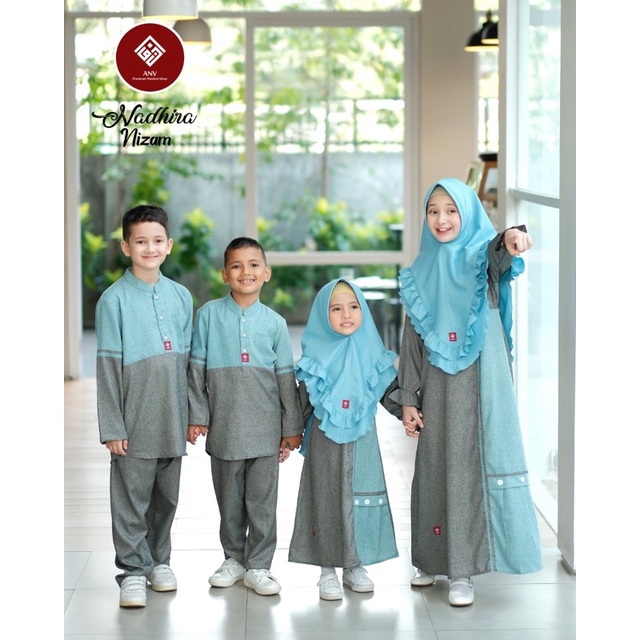 koko gamis anak couple Nadhira ANV Junior