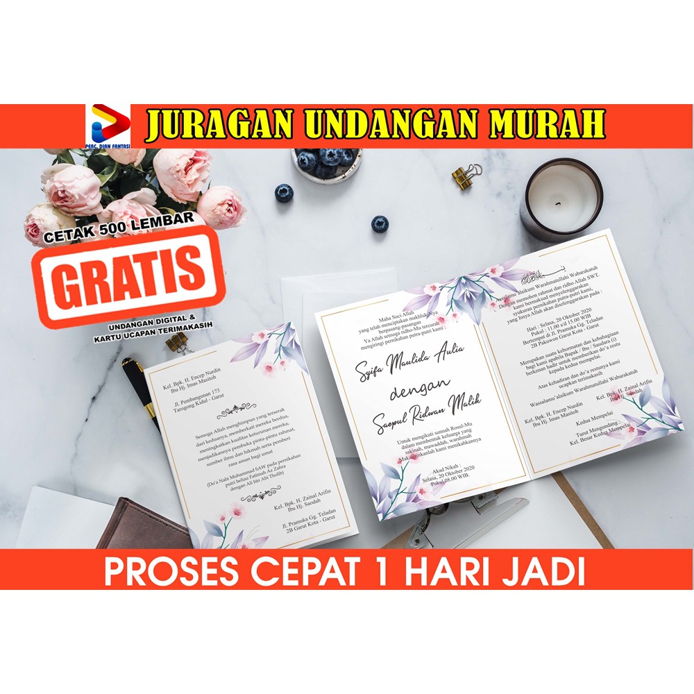 Cetak Undangan Pernikahan Murah Undangan Pernikahan Ada Foto Surat Undangan Pernikahan