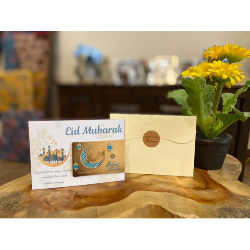 

Kartu ucapan Lebaran / idul Fitri + Amplop