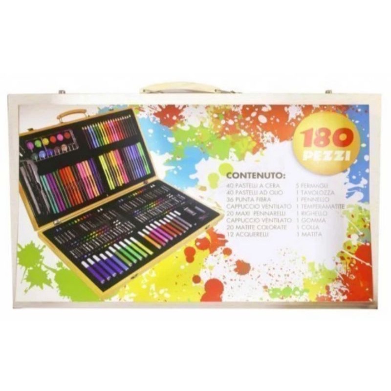 

180Pcs Alat mewarnai / Melukis Crayon Pensil Warna Cat Minyak
