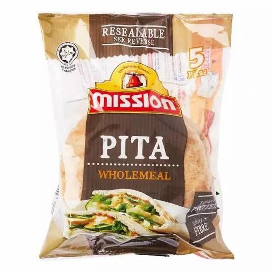 

mission pita wholemeal wraps isi 5