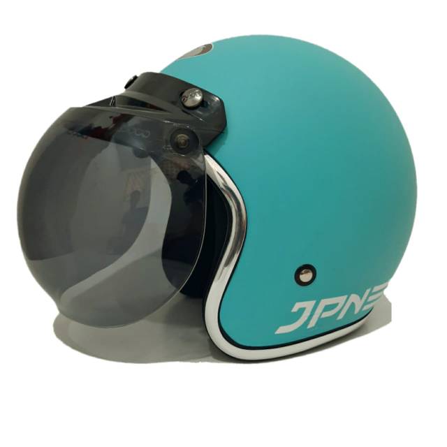 Helm Bogo JPN Retro Sky Blue List Chrom Dof