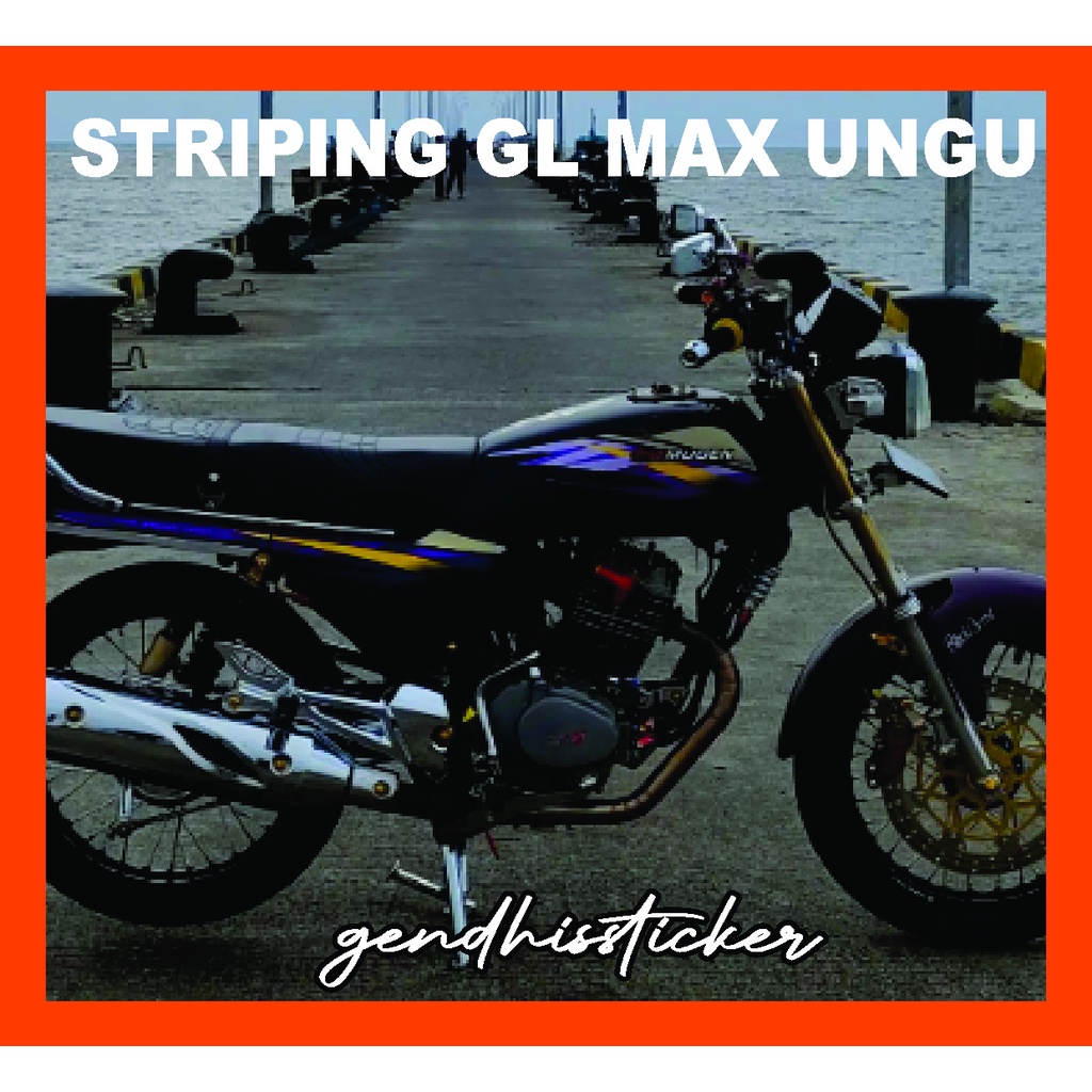 Striping Honda GL MAX 1996 1997 ungu