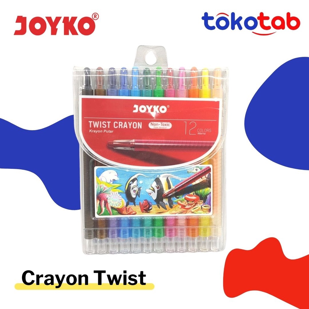 

Tokotab - Crayon JOYKO Putar Twist 12 Warna