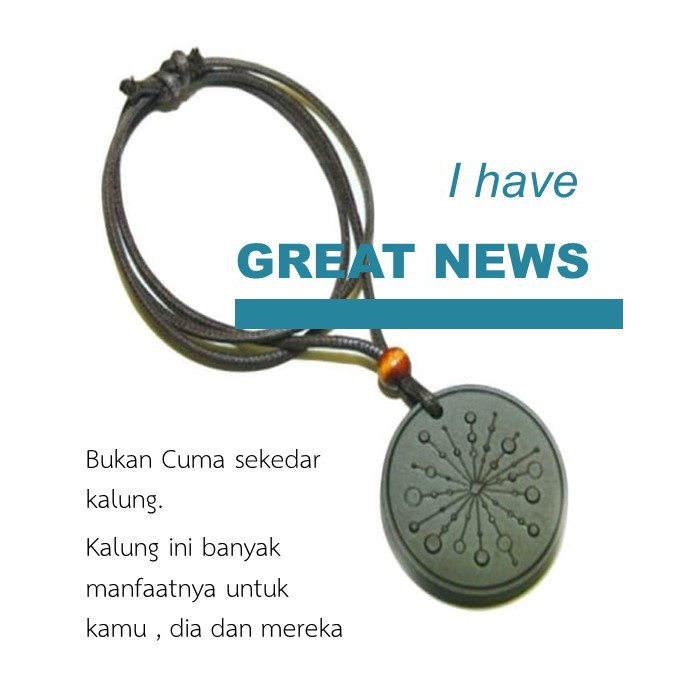 Kalung Kesehatan Tiens Aura Energy Stone | Shopee Indonesia