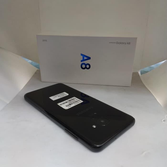 Dijual Samsung A8 2018 4/32GB fullset mulus Net sein resmi Diskon-2