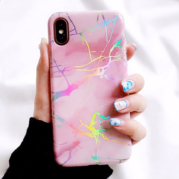 SILIKON CASE MARBLE HOLO SAMSUNG NOTE 8 CASING HP