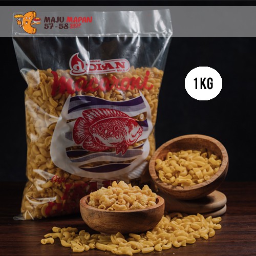 

MAKARONI BERUNTUS | MAKARONI MENTAH BANTAT PENDEK | MAKARONI OSCAR 1KG