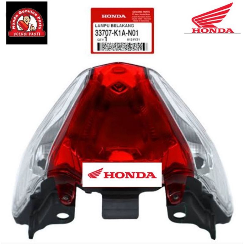 33707 K1A N01 stop assy lampu belakang comp rear light beat new K1A 2020 asli honda