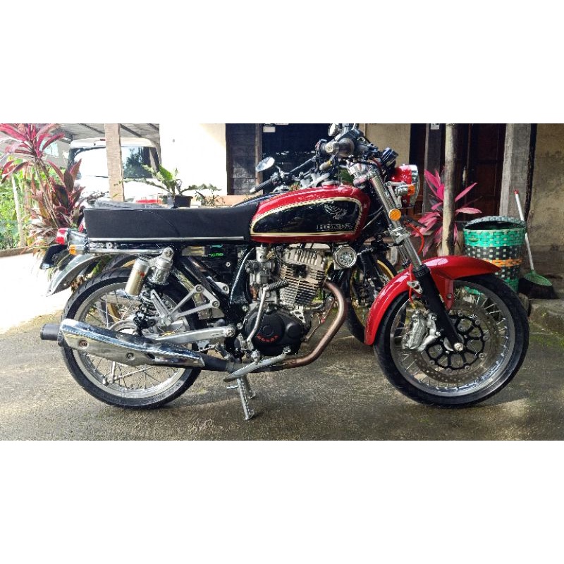 Knalpot freeflow cb ,gl pro,gl100  KJR Boyolali hitam plat tebal