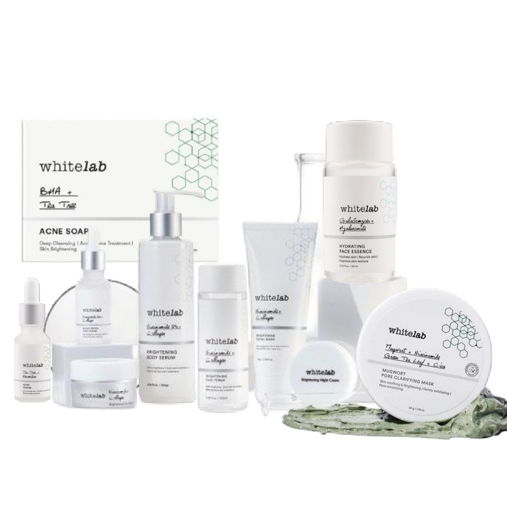 WHITELAB Brightening Facial Wash / Serum / Toner / Cream / Body Care Original BPOM