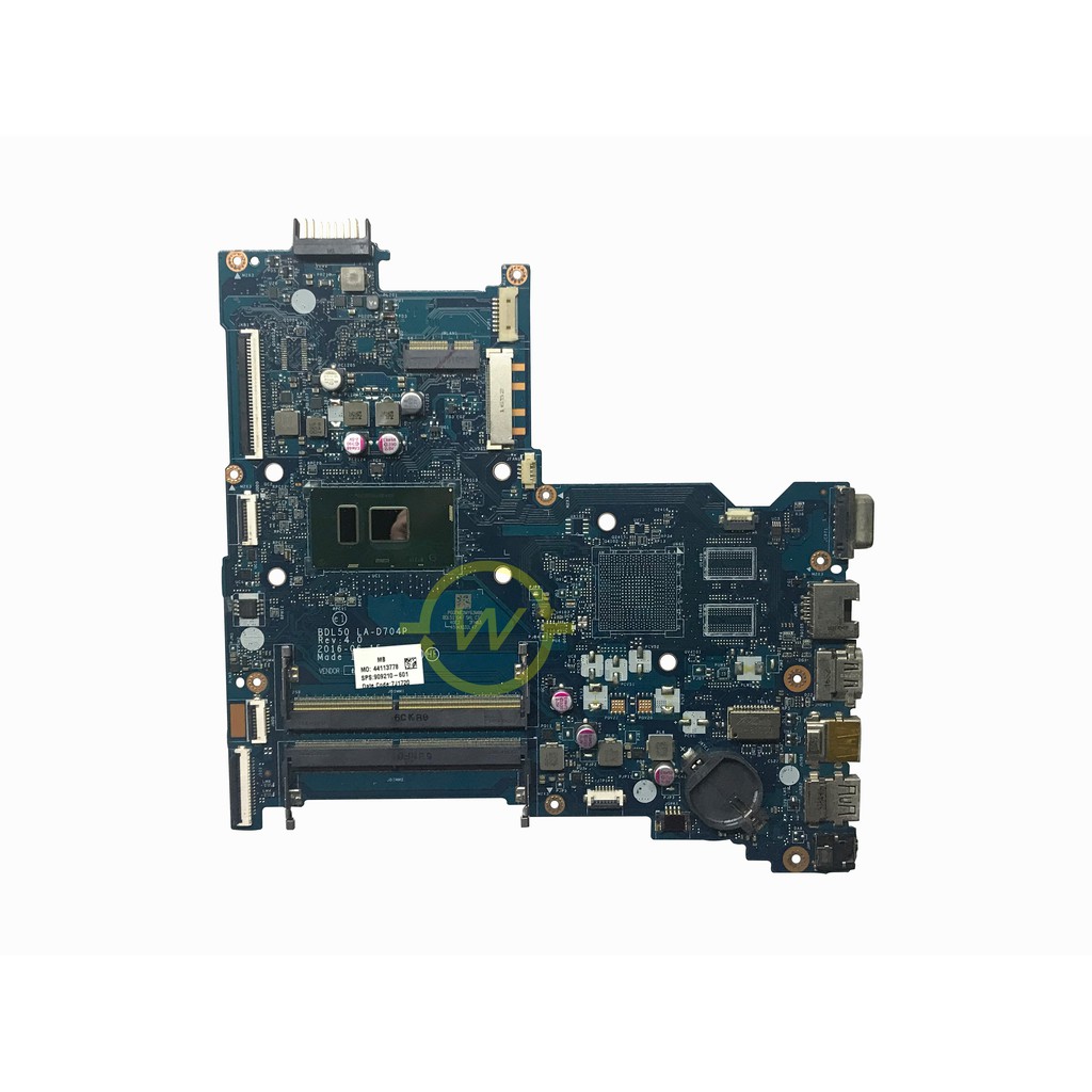 Mobo Motherboard Mainboard Laptop HP 250 G5 BDL50 LA-D704P Rev 4.0 Series