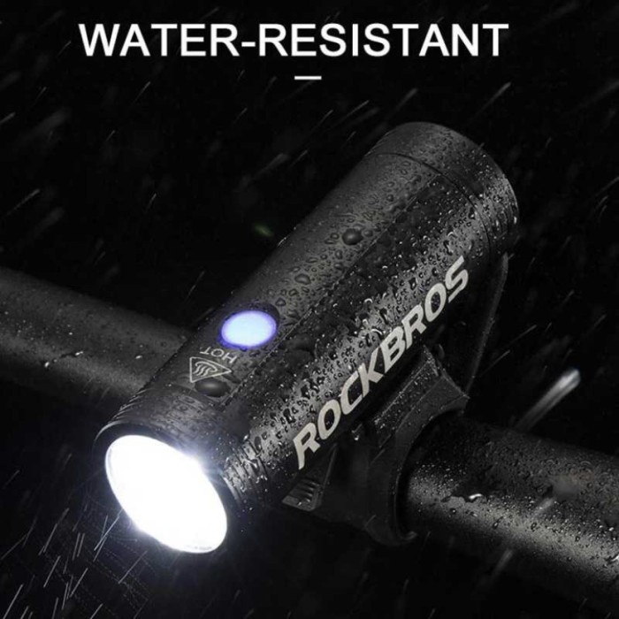 ROCKBROS Lampu Sepeda 2000 MAH 400 LM waterproof Rechargeable