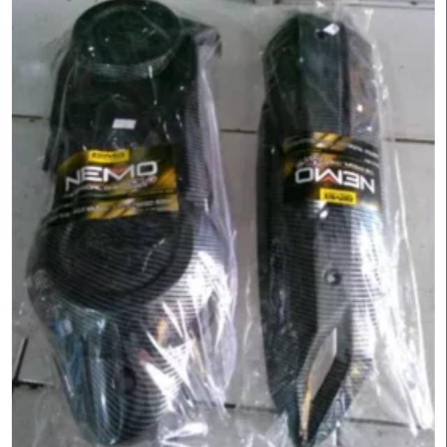 tameng knalpot aerox plus cover cvt karbon 2 item / tutup cvt aerox cover knalpot aerox karbon