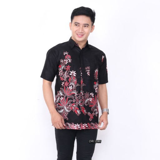 Size M L Xl Xxl Xxxl Bswart Batik Hrb026 Kenongo Hem Pendek Padi Pekalongan M L Xl Batik Pria Murah