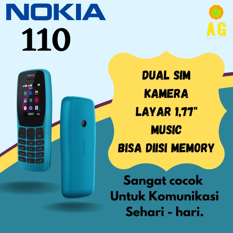 HP Jadul Nokia 105  Nokia 110 Model Baru RESMI TAM Original