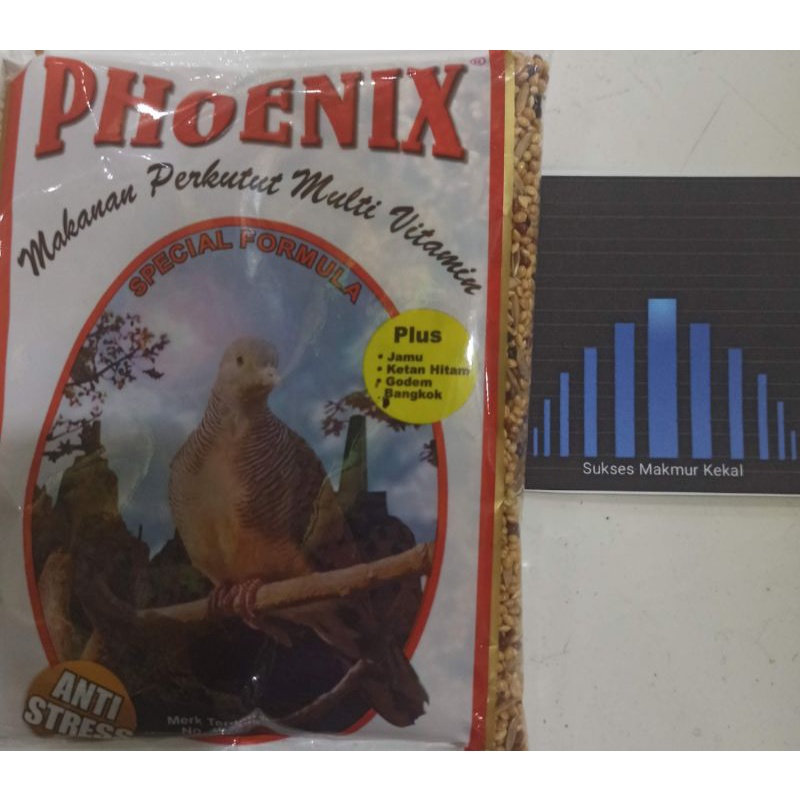 Pakan burung makanan perkutut Phoenix formula murah asli original berkualitas pakan gacor  makanan p