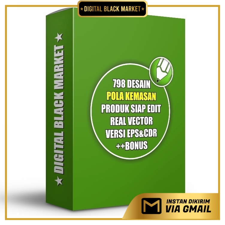 798 Pola Kemasan Produk Siap Edit Vector Only - Business Branding