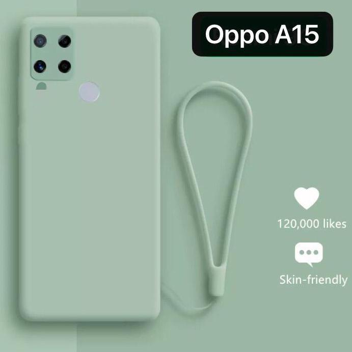 Obral Terbaik Case Oppo A74 5G A54 A15 A15s RENO 5F Tali Doff Cover Silikon Casing Softcase Handphon