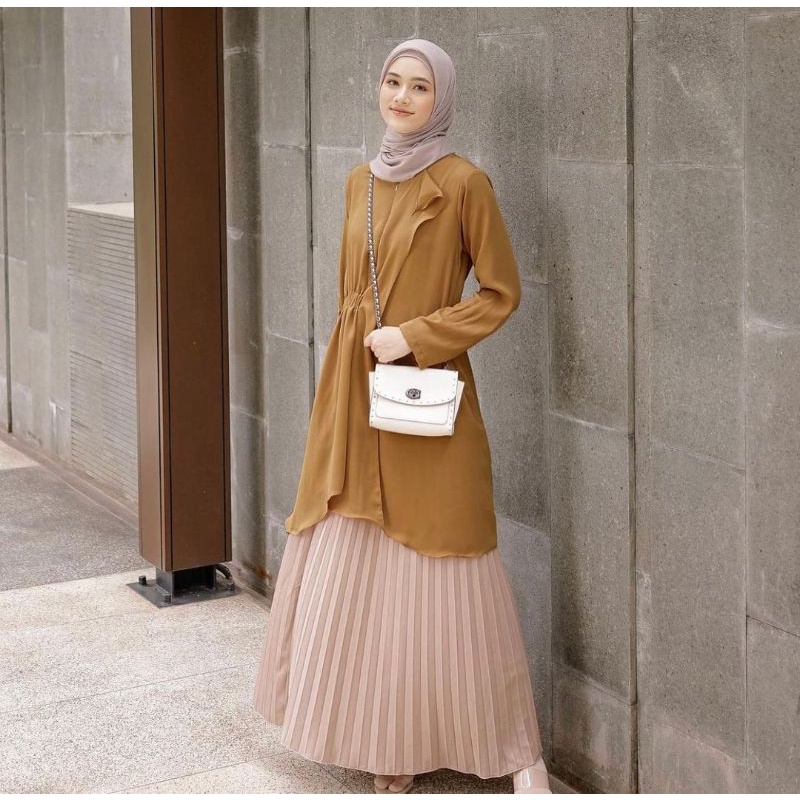 Kain Lady Zara / Ity Crepe  harga per setengah meter