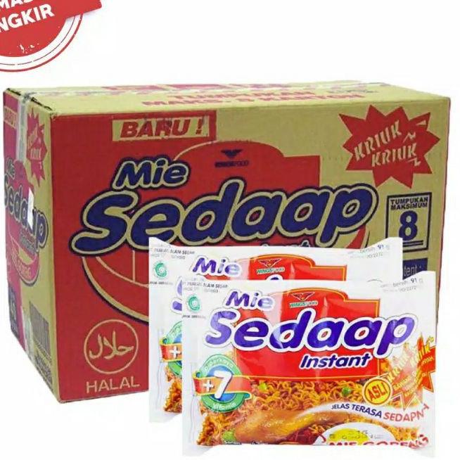 

New Arrival|SQ13|Mie Sedap goreng - Soto - Ayam Bawang - Kari 1 dus isi 40pcs