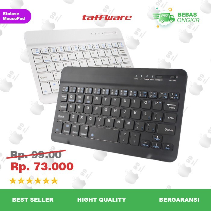 Mini Wireless Bluetooth Keyboard Slim Thin 9‘’ Design for Windows / Android / iOS / PC