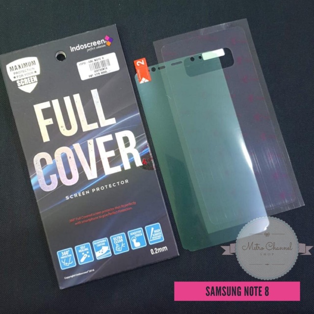 Anti Gores Samsung Note 10 plus Full Cover Indoscreen Hikaru [ NOTE 8 9 10 10plus ]