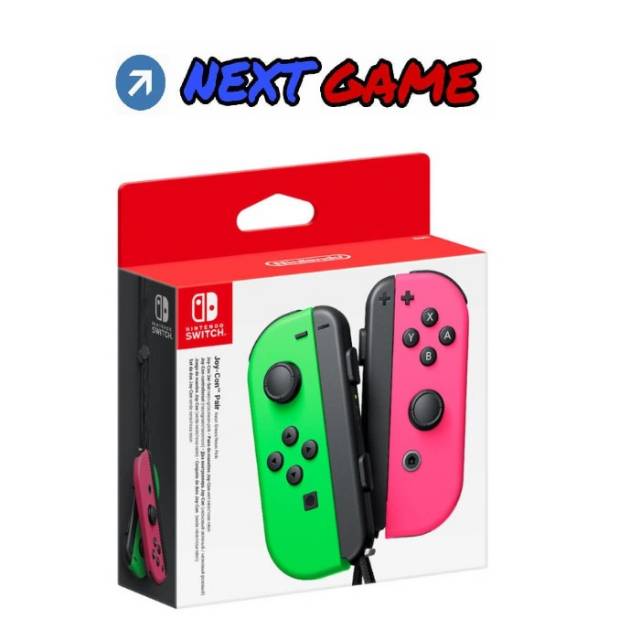 Joycon Nintendo Switch Green Pink L+R