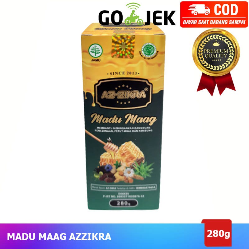 MADU MAAG AZZIKRA 280GR / Madu Maag / Madu Asam Lambung / Madu Gerd Azzikra Asli