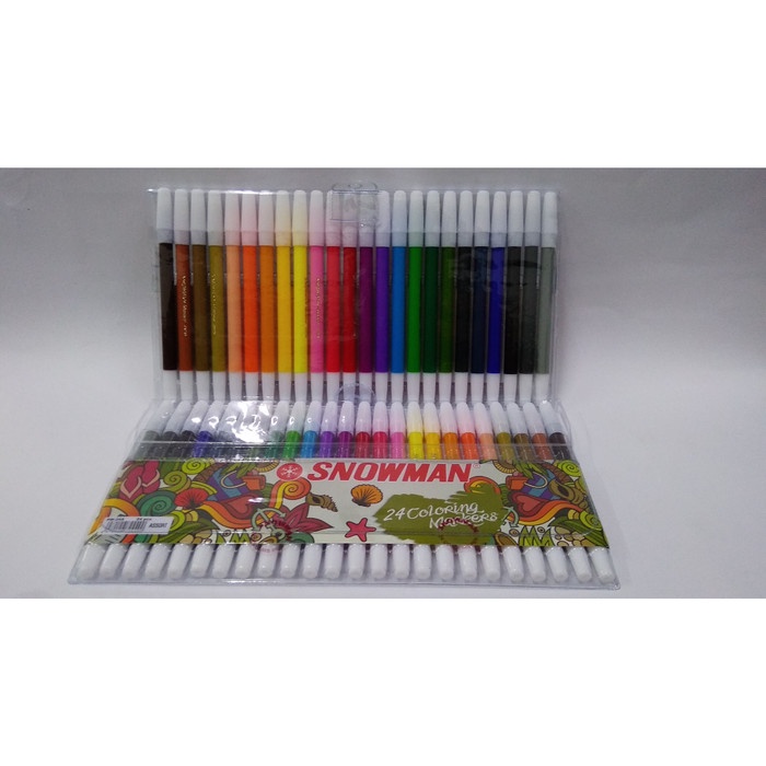 

Mantap Spidol Snowman 24 Warna Terbatas