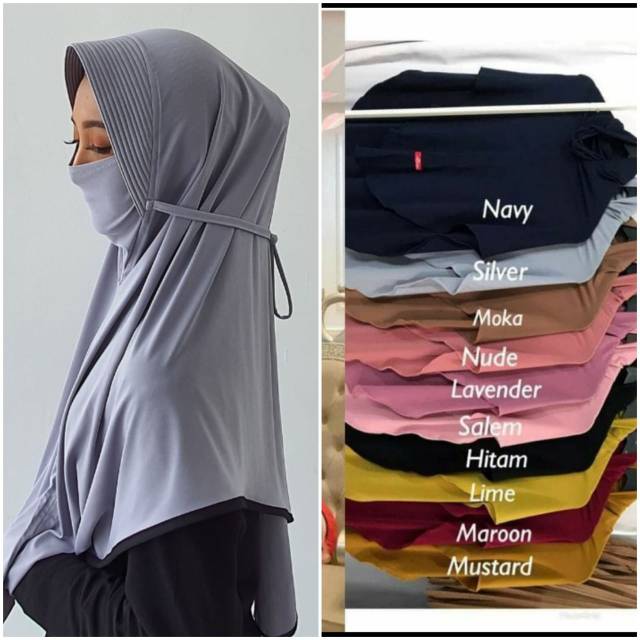 Bergo niqob ped antem dan soft ped // ped antem dan non ped
