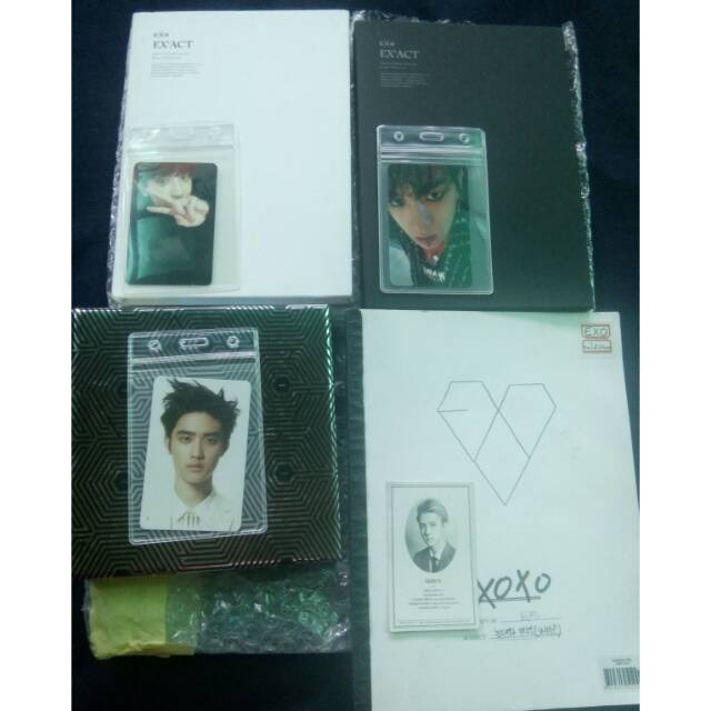 ALBUM EXO EXACT MONSTER,  LUCKY ONE,  OVERDOSE,  XOXO WITH PC CHANYEOL,  BAEKHYUN, KYUNGSOO, SEHUN