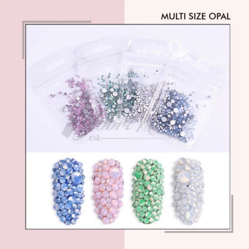 Multi size opal rhinestones accesories nail art rhinestones art