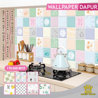 Bright Crown Wallpaper Stiker  Marmer motif Premium marble 