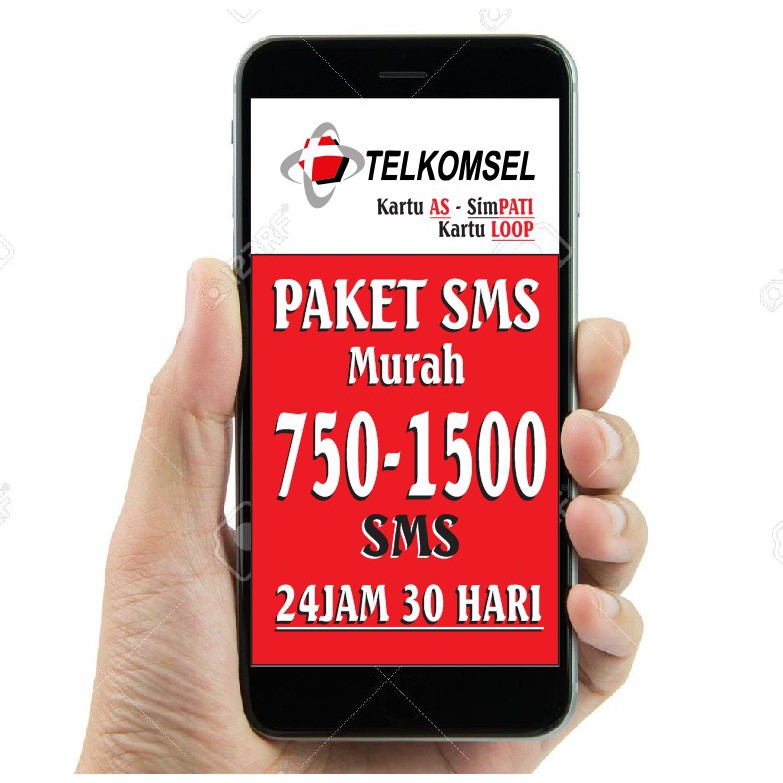 Isi Ulang Paket Sms Bulanan Telkomsel All operator 30Hari