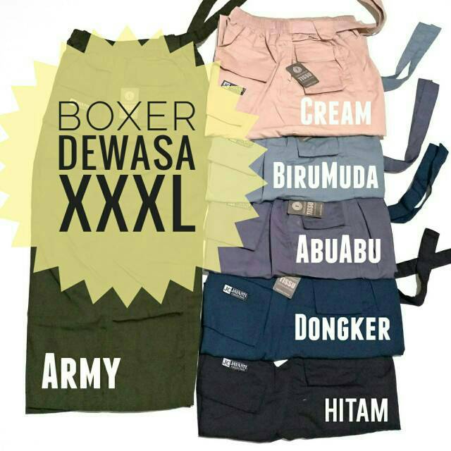 Celana Sirwal Boxer JUMBO XXXL TRIPEL XL Sirwal Boxer Jayanti