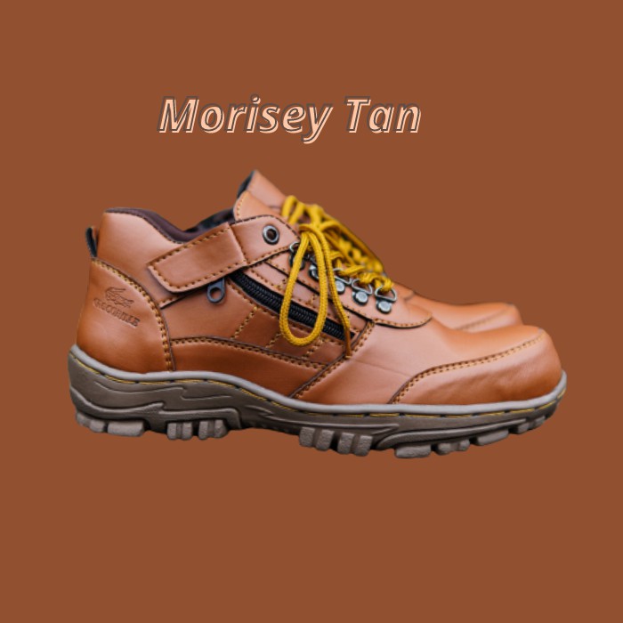 SEPATU SAFETY / SEPTI / UJUNG BESI OUTDOOR HIKING TERLARIS CROCODILE MORISEY LOWW TERBARU 2021