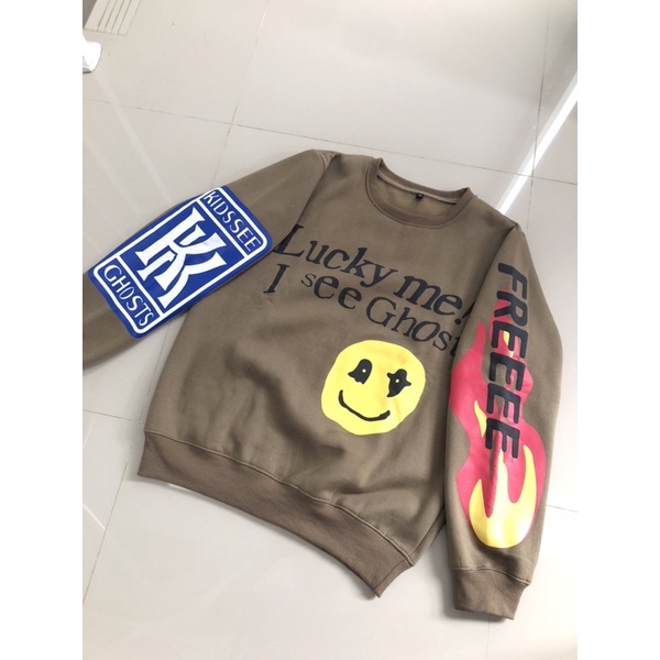 crewneck kanye west lucky me i see ghosts