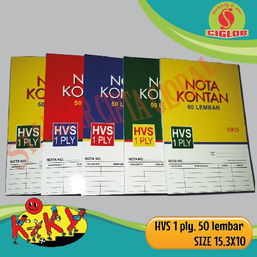 

Nota 1 ply HVS Kiky
