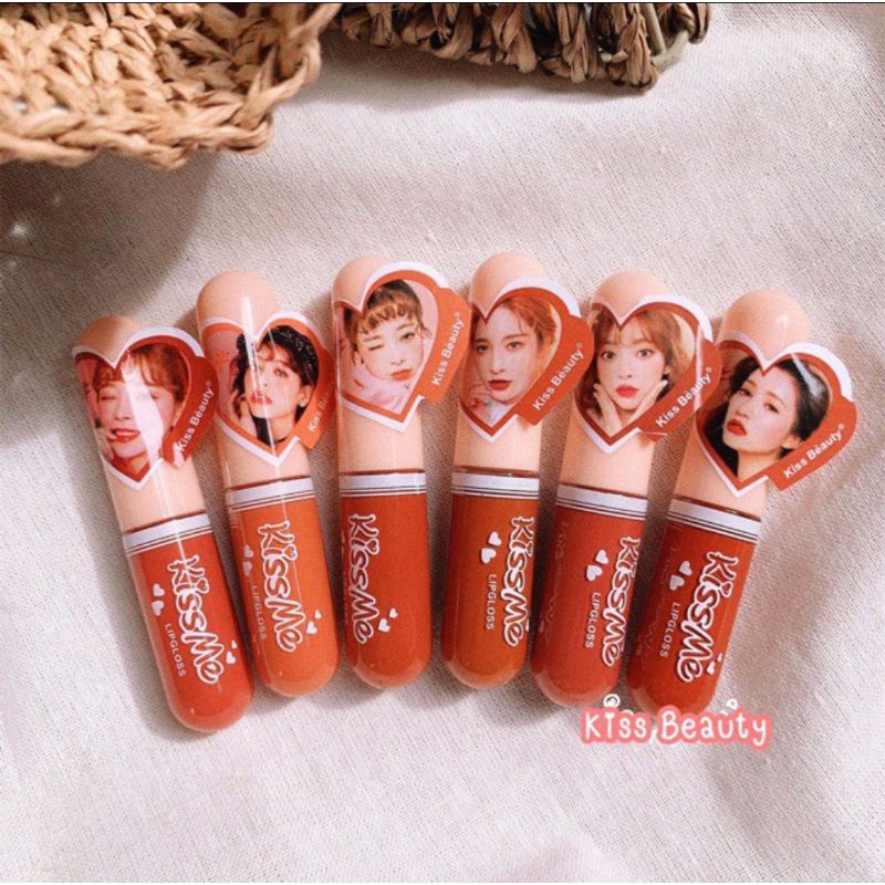 PROMO ECER  Lip gloss Matte Kiss beauty Warna Nude No. 7880/ 70042