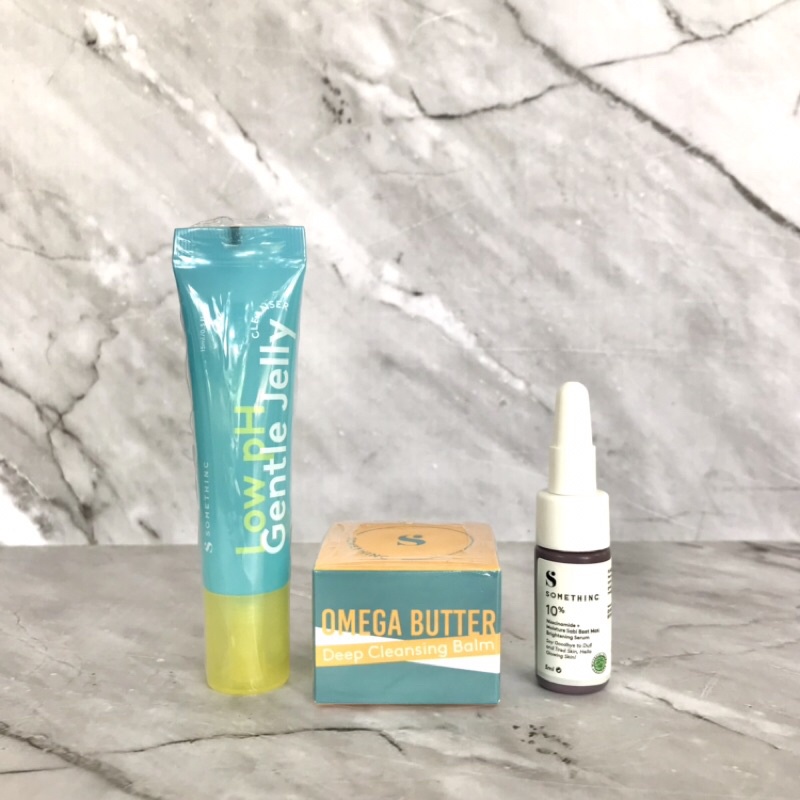 [NEW] SOMETHINC Mini Omega Jelly Cleanser // skincare cleansing balm serum niacinamide face wash fac