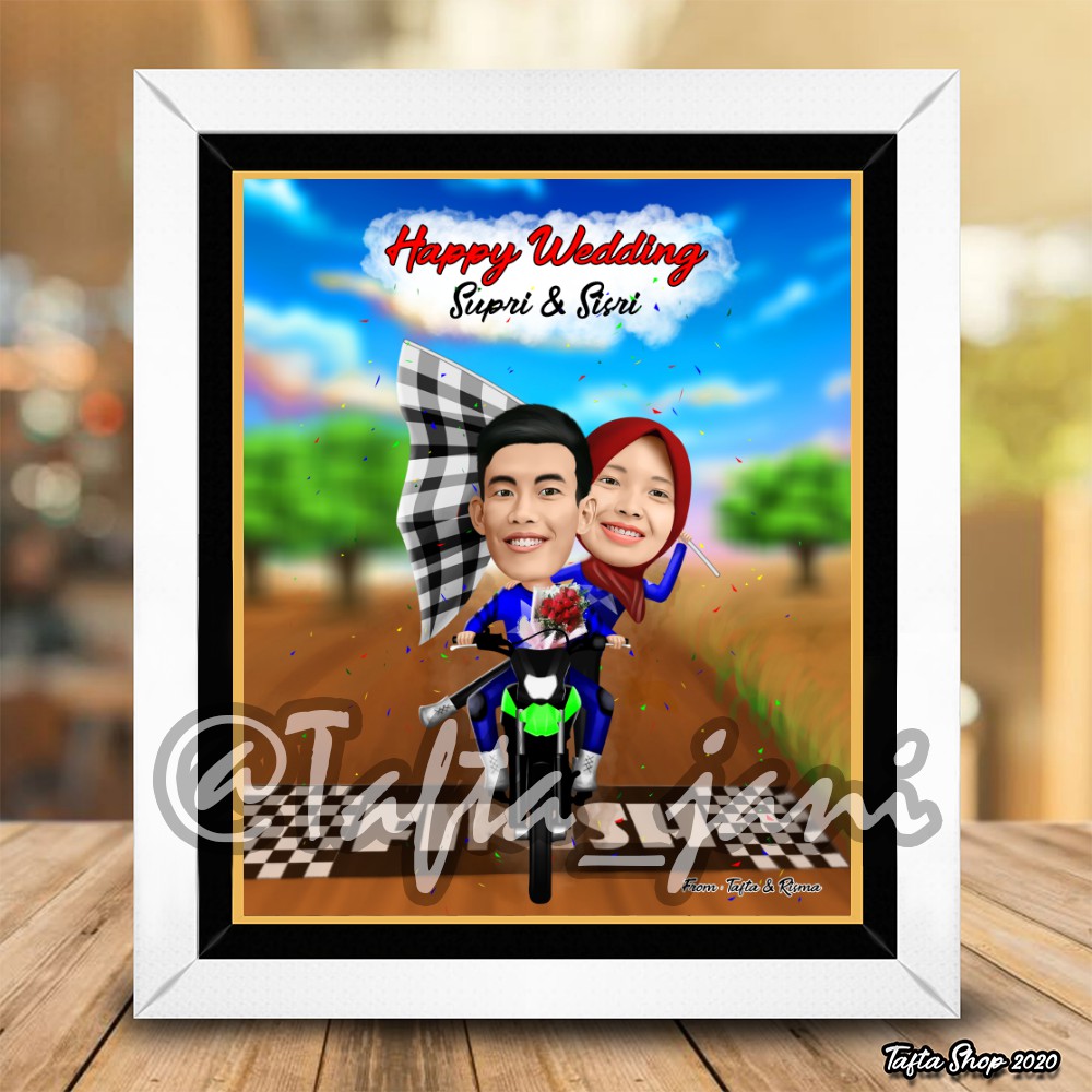 

Karikatur Couple Trail Kado ulang tahun kado annive karikatur ultah karikatur nikah Hadiah unik