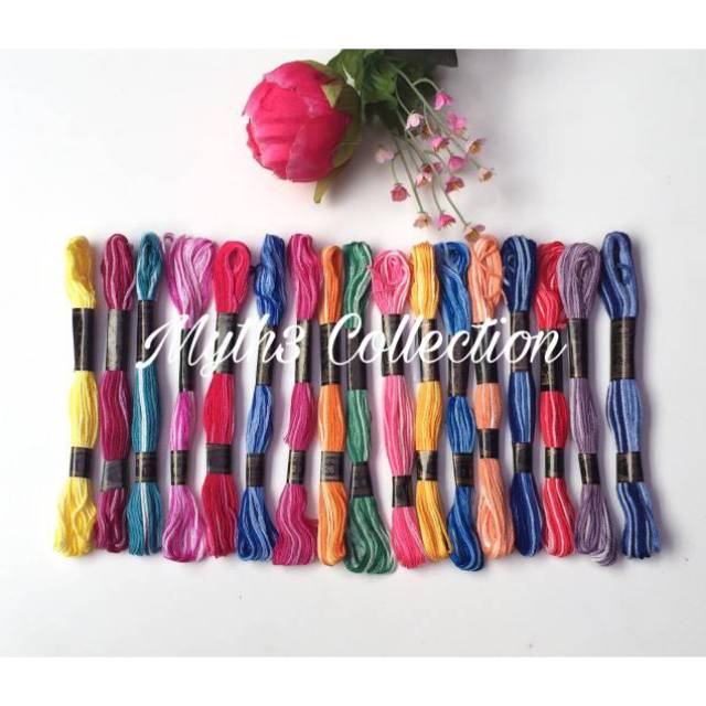 Benang Sulam Merk Rose Gradasi_2