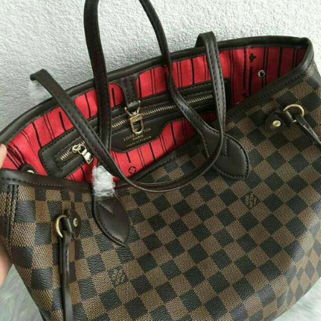 Tas LV Neverfull / tas import / tas LV Semi premium / Tas LV