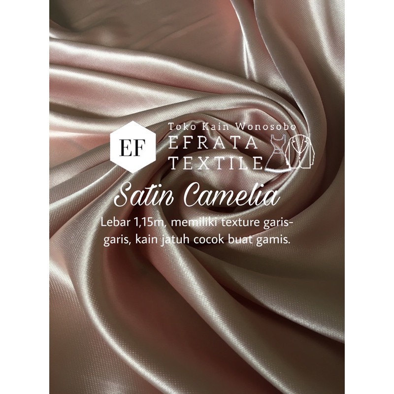 Kain Satin Camelia SATEN POLOSAN