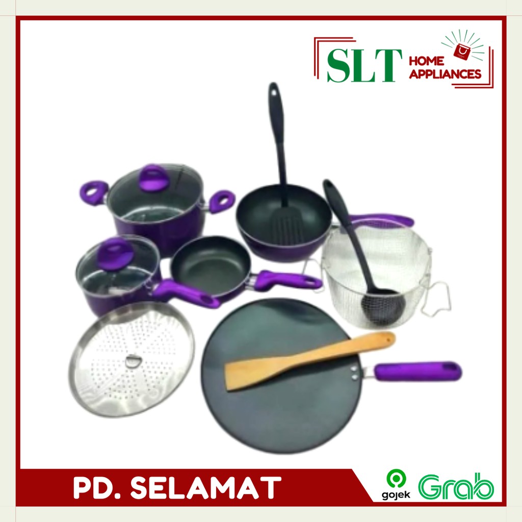 Panci Set Supra 12 Pcs Supra Rosemary Premium Cookware Set Panci Warna