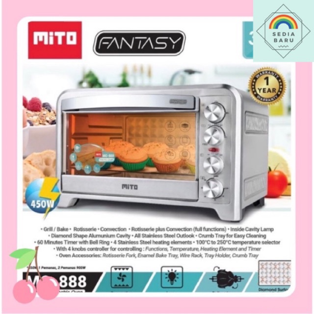 Oven Mito 33 liter fantasy MO-888